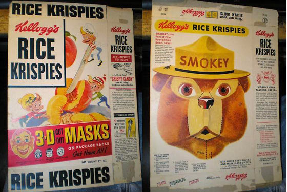 Rice Krispies Smokey The Bear Mask