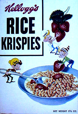 1953 Rice Krispies Cereal Box