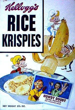 Rice Krispies Box - Howdy Doody Puppets