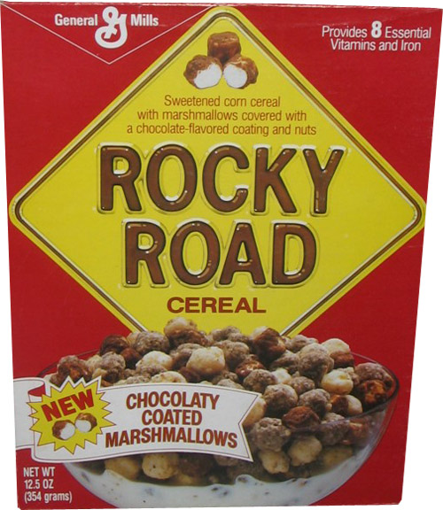 Rocky Road Cereal Box