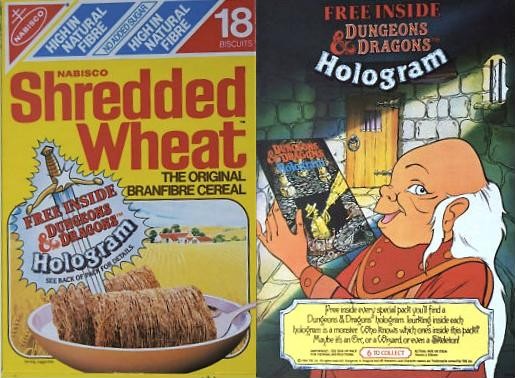 Shredded Wheat D&D Hologram Box