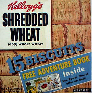 Shredded Wheat Box - Adventure Book