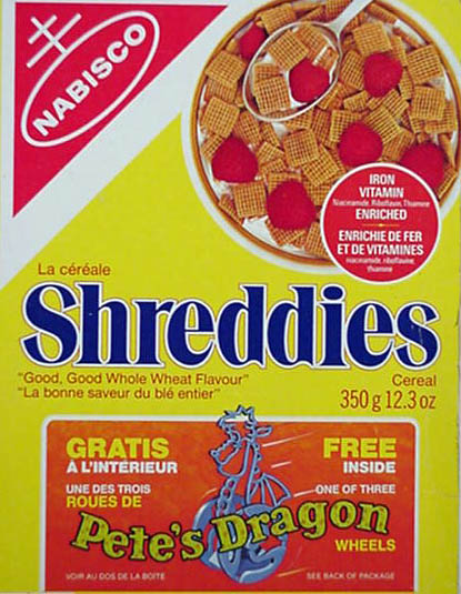 Nabisco Shreddies Box - Canadian