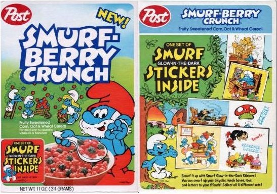 Smurf Berry Crunch - Stickers