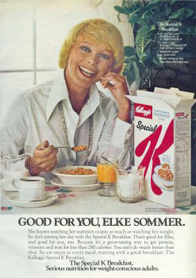 Elke Sommer Special K Ad