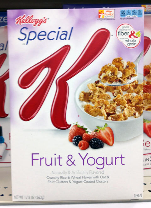 2013 Special K Fruit And Yogurt Box