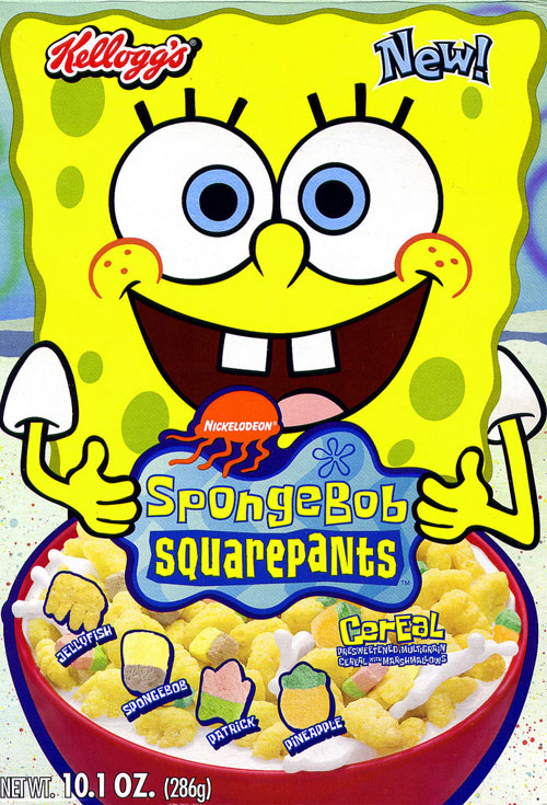 SpongeBob Cereal Box