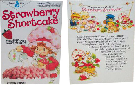 Strawberry Shorcake Cereal Box