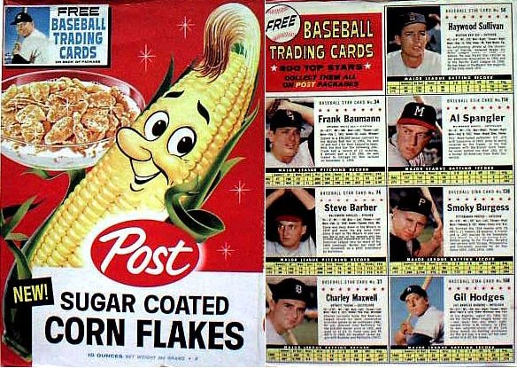 Sugar Coated Corn Flakes Baseball Cards