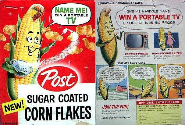 Sugar Coated Corn Flakes Name Me Box