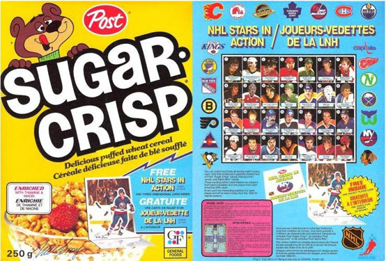 Canadian Sugar Crisp NHL Box