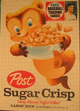 Sugar Crisp Baseball Cards