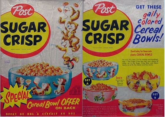 1957 Canadian Sugar Crisp Box