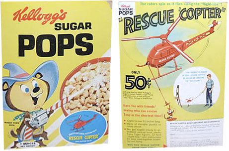 1965 Sugar Pops Cereal Box
