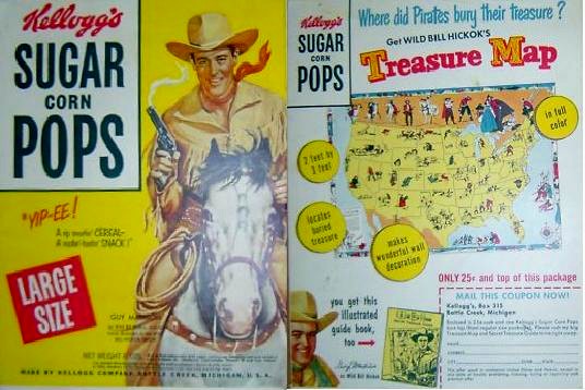 Sugar Corn Pops Treasure Map Box