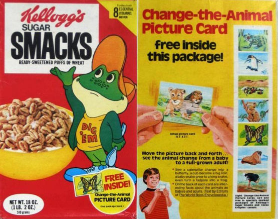 Sugar Smacks Change-The-Animal