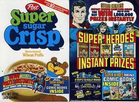 Super Sugar Crisp Super Heroes Box