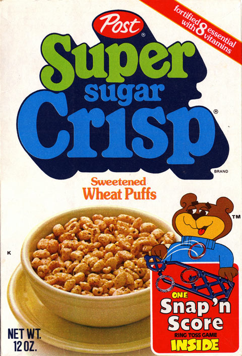 1979 Super Sugar Crisp Box