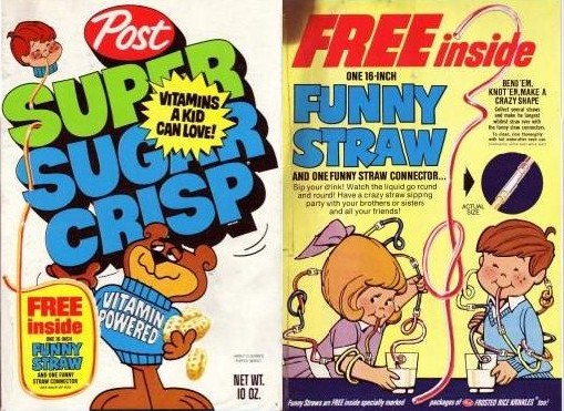 Super Sugar Crisp Funny Straw