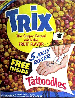 1950's Trix Box - Tattoodles