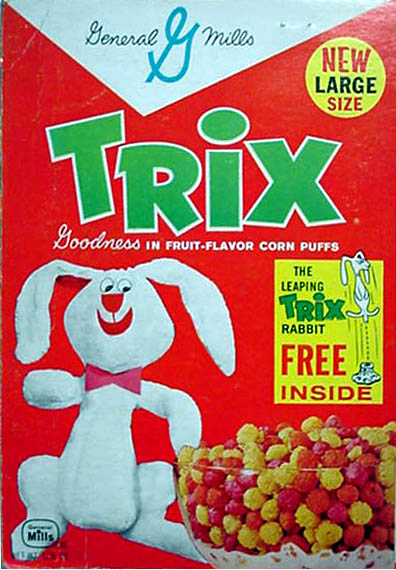 Classic Trix Cereal Box