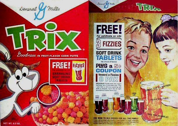 Trix Fizzies Box