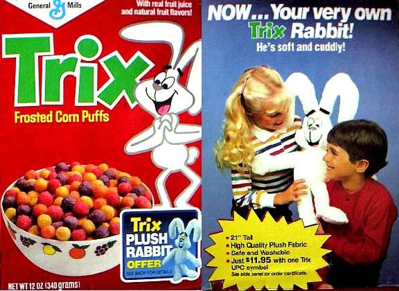 Trix Plush Rabbit Box