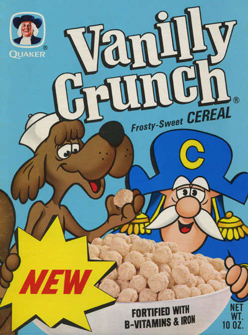 Vanilly Crunch Cereal Box