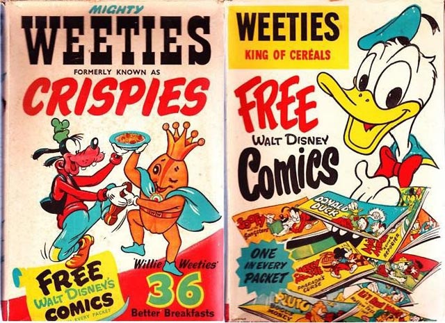 Mighty Weeties Cereal Box