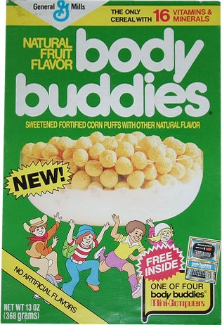 Body Buddies Cereal Box - New!