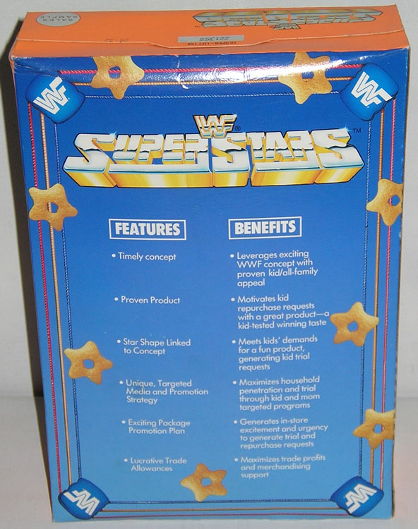 WWF Superstars Concept Box - Back