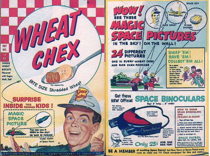 Space Patrol Wheat Chex Box