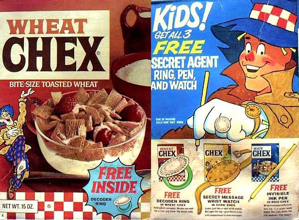 Wheat Chex Secret Agent Box