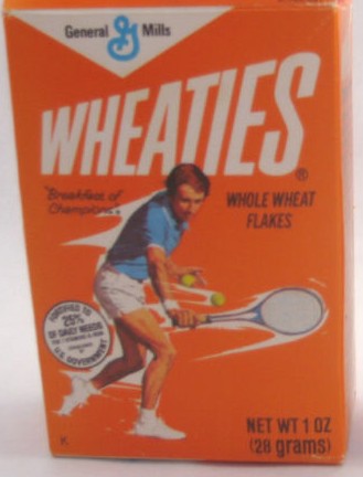 Single-Serve Wheaties Tennis Box