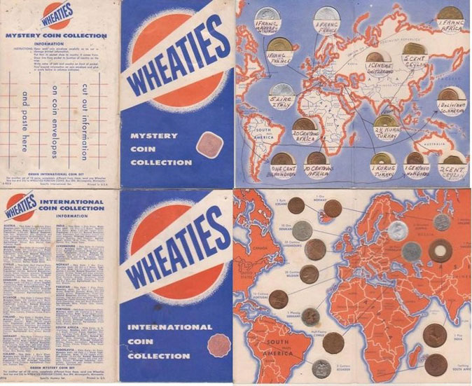 Wheaties Coin Collection Booklets