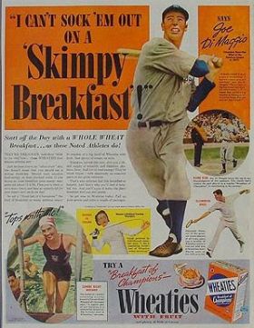 Joe DiMaggio Wheaties Ad