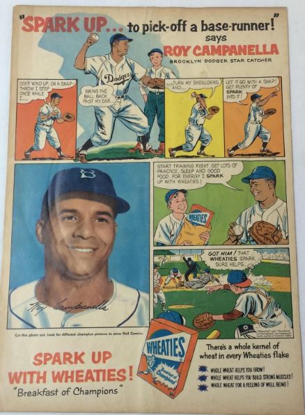 Wheaties Roy Campanella Ad