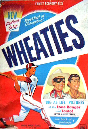 Lone Ranger & Tonto Wheaties Box