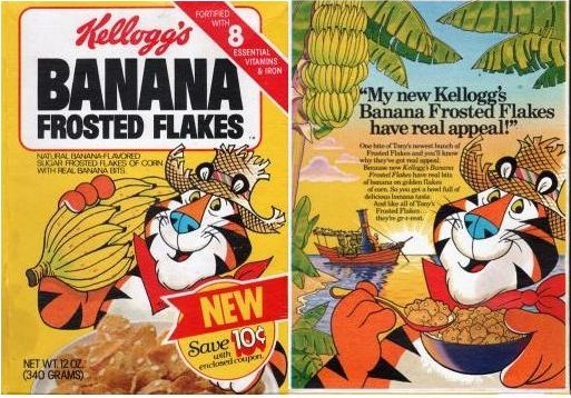 Early Banana Frosted Flakes Box
