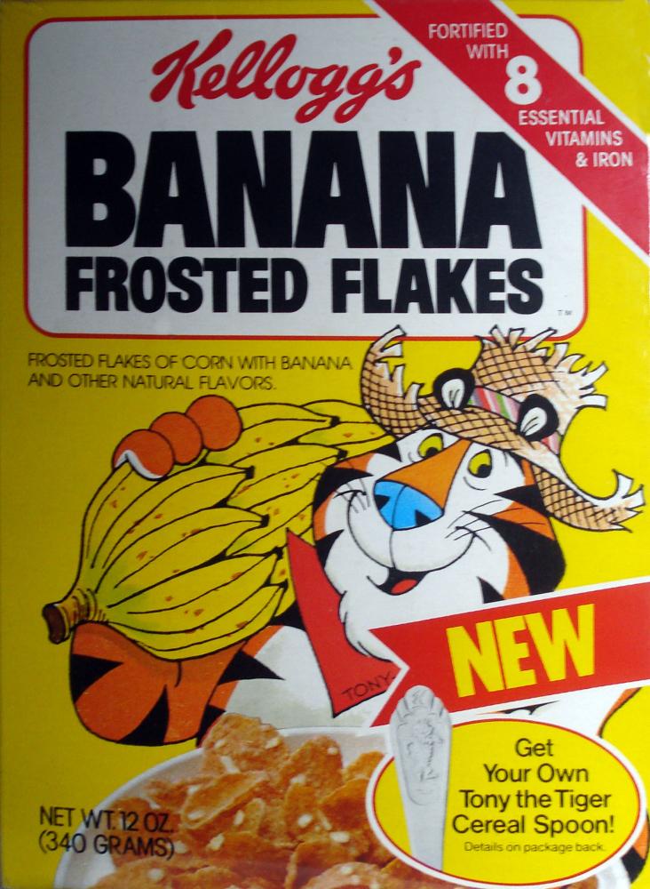 1981 Banana Frosted Flakes Box