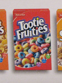 2009 Tootie Fruities Cereal Box