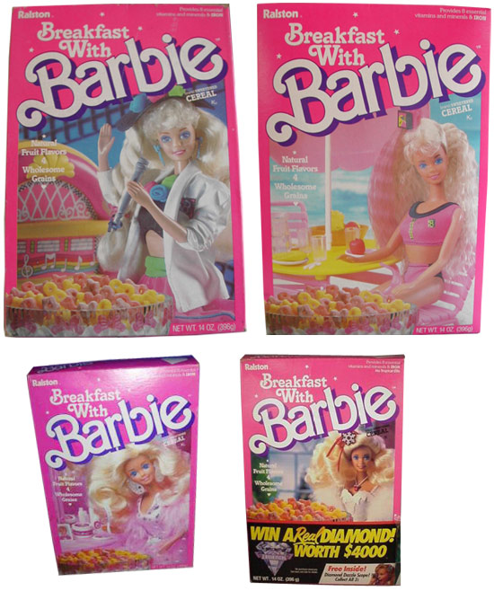 Four Breakfast With Barbie Boxes