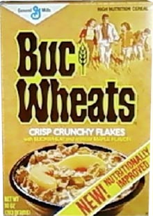 Another Buc Wheats Cereal Box
