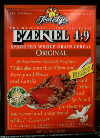 2011 Original Ezekiel 4:9 Cereal Box