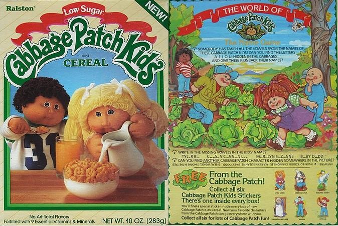 Cabbage Patch Kids Box - Front & Back