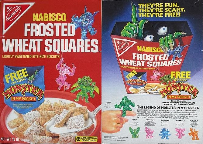 1991 Frosted Wheat Squares Monster Box