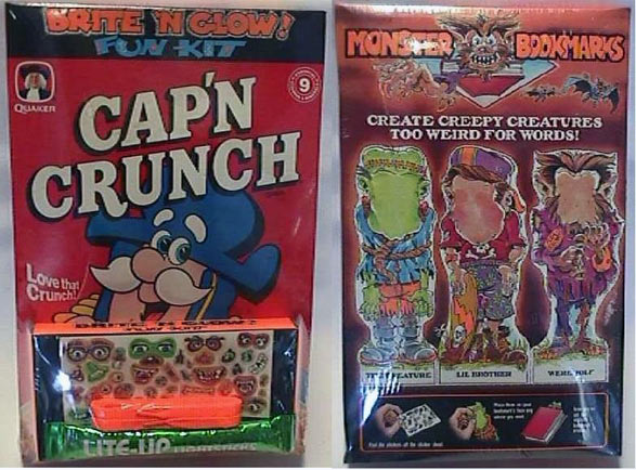 1992 Cap'n Crunch Glow Kit Box