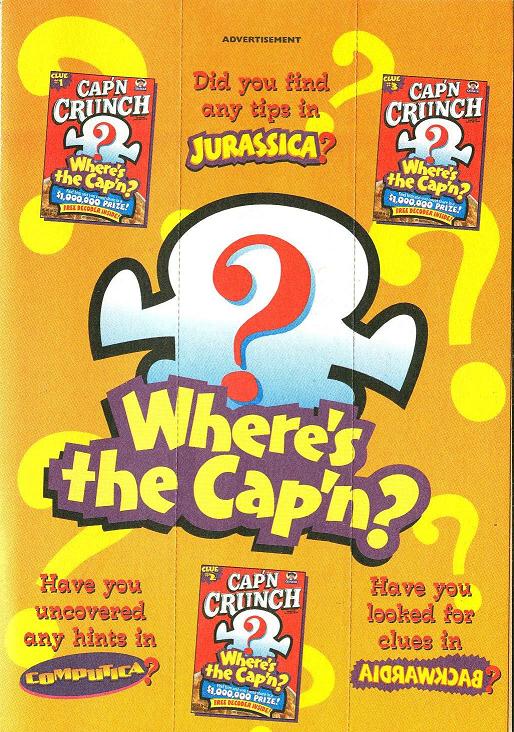 Cap'n Crunch Cereal Ad From 2000
