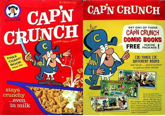Cap'n Crunch Comic Books Box