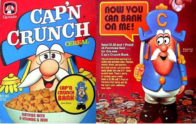 Cap'n Crunch Bank Box
